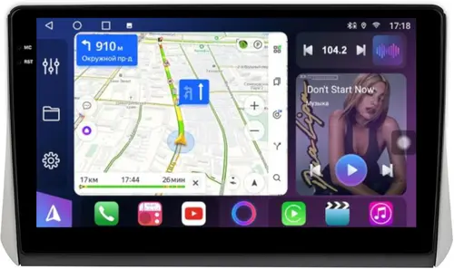 Магнитола для Mitsubishi Xpander, Xpander Cross - FarCar S500-TS18 монитор 10.36" QLED на Android 14, CarPlay, 4G SIM-слот