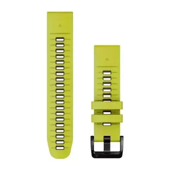 Ремешок Garmin QuickFit 22 мм (силиконовый) Electric Lime/Graphite Silicone 010-13280-03
