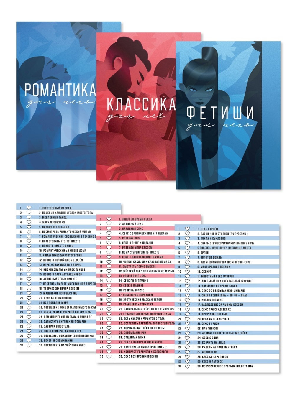 Настольная игра для пар «Тайные желания. Medium level», 90 карт, 6 листов, 18+