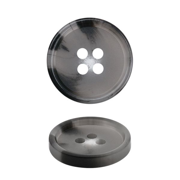 Пуговицы 4 прокола 28L=18 мм, Gray, серый, NE144, 36 шт
