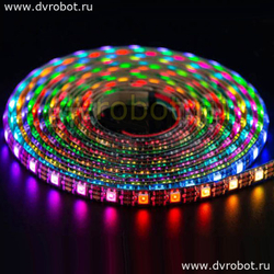 Адресная RGB лента WS2812B/IP67/60LW