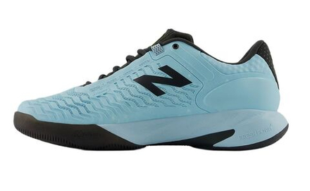 Мужские теннисные кроссовки New Balance Fresh Foam X CT-Rally V2 - light blue/black/neon yellow