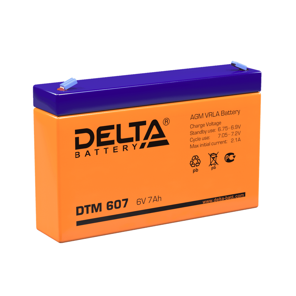 Аккумуляторные батареи DELTA DTM 607