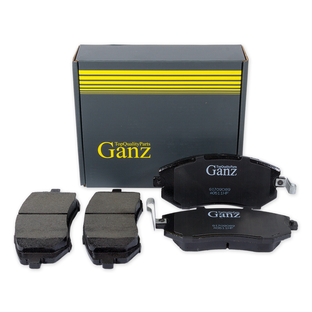 Колодки GANZ передние SUBARU LEGACY 2.0, 2.5 03- Арт.:GIJ09089