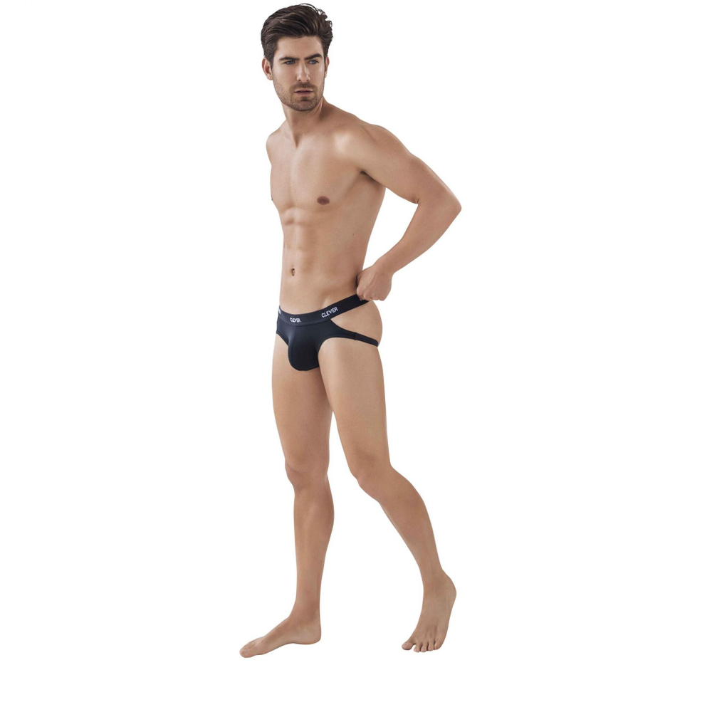 Черные мужские трусы-джоки Venture Jockstrap (Размер: S) (Цвет: черный)