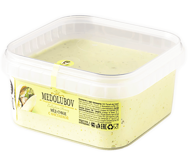 Медовое суфле с фисташкой Медолюбов BOX 650 мл