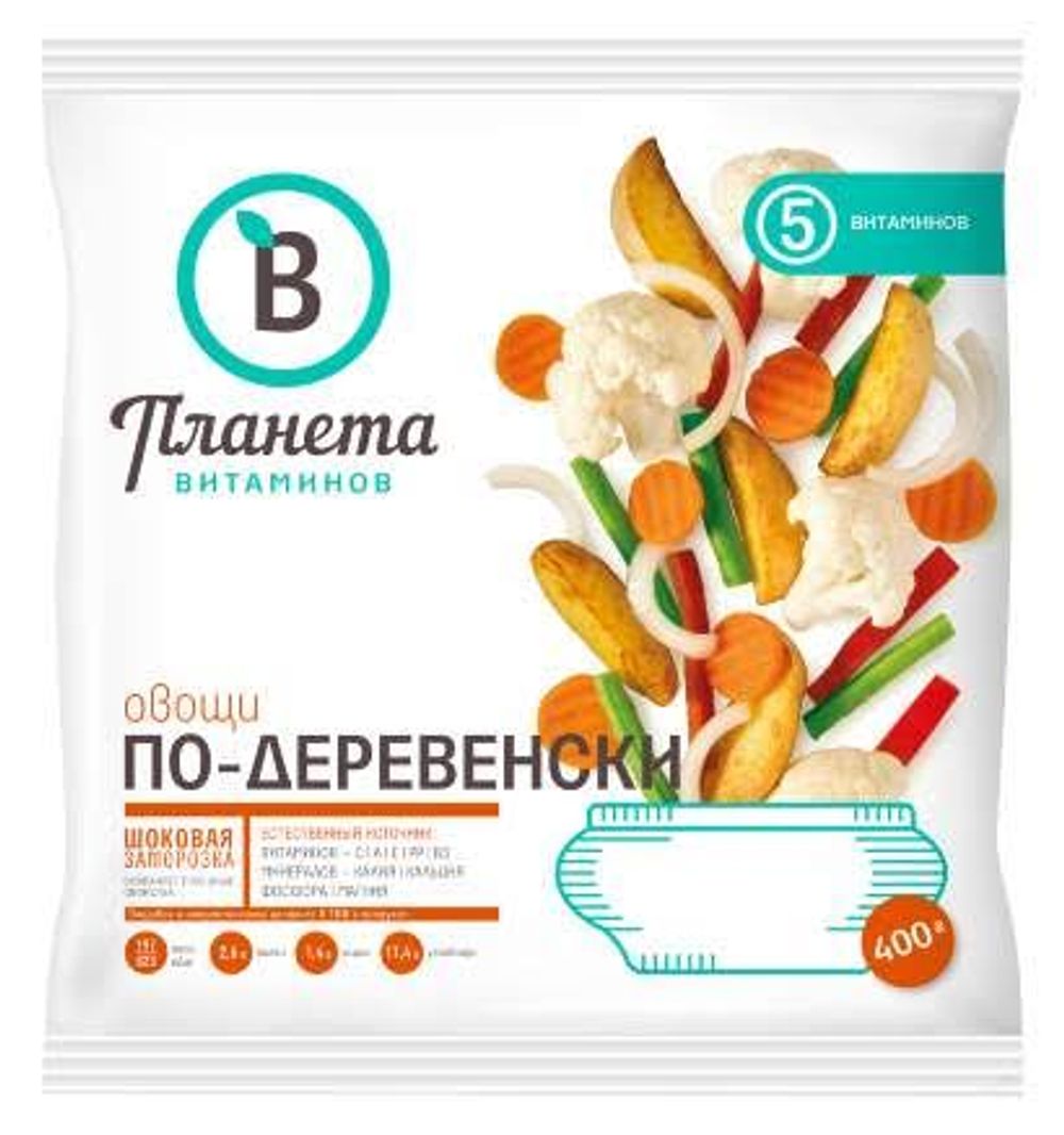 Овощи по-деревенски "Планета витаминов" 400г