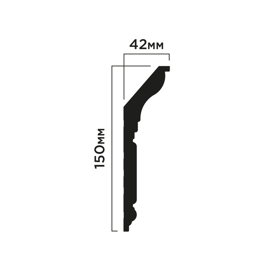 Карниз потолочный L1902L