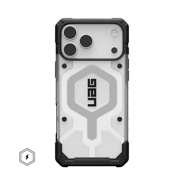 UAG Pathfinder Clear with MagSafe Series Case for Apple iPhone 17 Pro Max Ice/Silver (Серебристый)