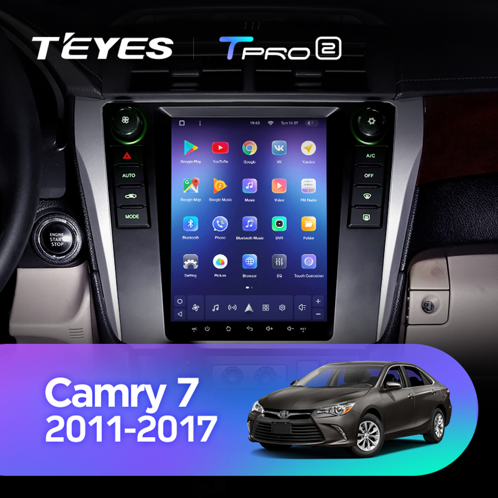 Teyes TPRO 2 9.7" для Toyota Camry 7 2011-2017