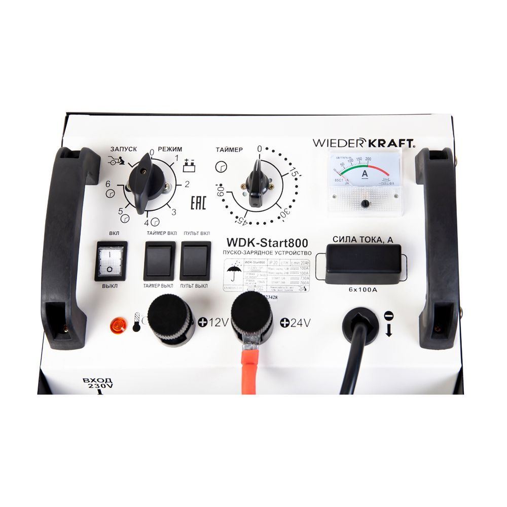 WDK-Start800 Пуско-зарядное устройство 760А, 12/24В