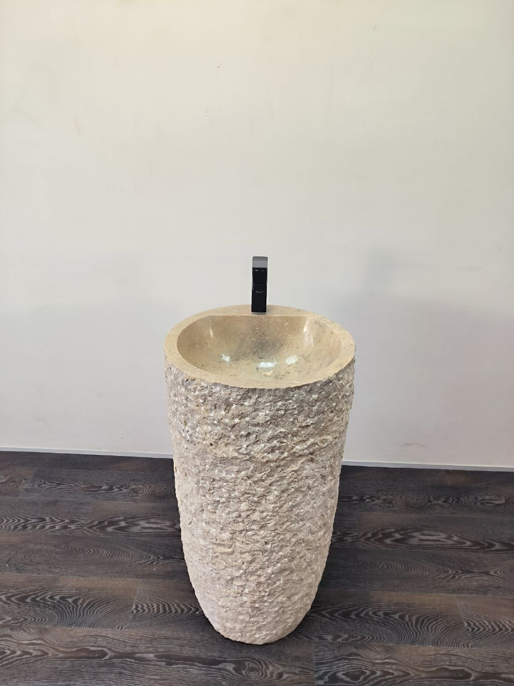 Раковина напольная из мрамора Pedestal Cream Marmo MN-65913 45х45х90 из натурального камня