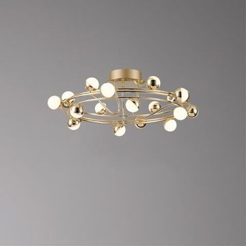 Потолочная люстра LED 18*3W 3000К APL.774.07.54 золото Delfin Aployt