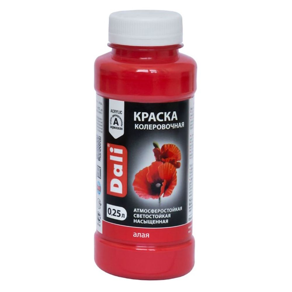 Краска-колер DALI алый 0,25л (Рогнеда) Краска-колер DALI алый 0,25л (Рогнеда)