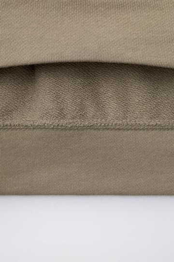 ZARA ТОЛСТОВКА С НАШИВКОЙ, ПЕСОЧНЫЙ