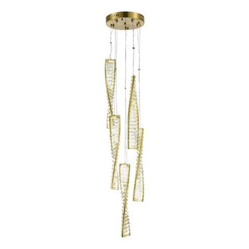 Светильник подвесной LED 55W 3000K SL6205.303.05 латунь Elica ST-Luce