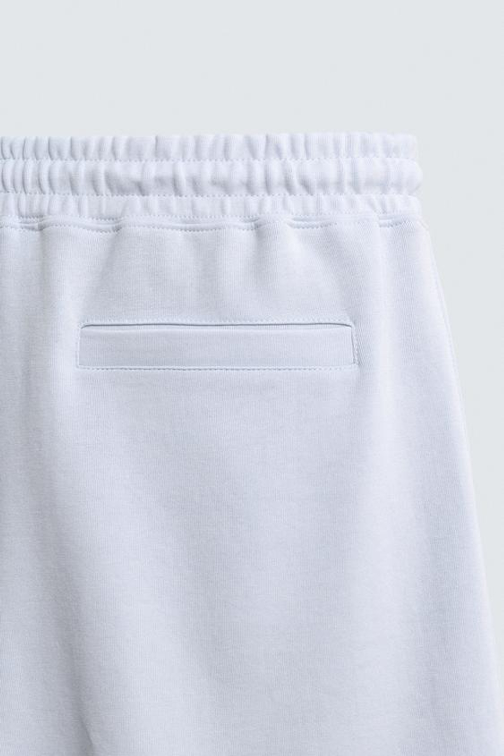 ZARA ШОРТЫ-ДЖОГГЕРЫ RELAXED FIT INTERLOCK, НЕБЕСНО-ГОЛУБОЙ