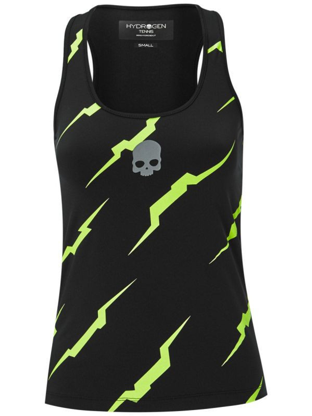 Женский топ теннисный Hydrogen Thunder Tank Top Woman - черный
