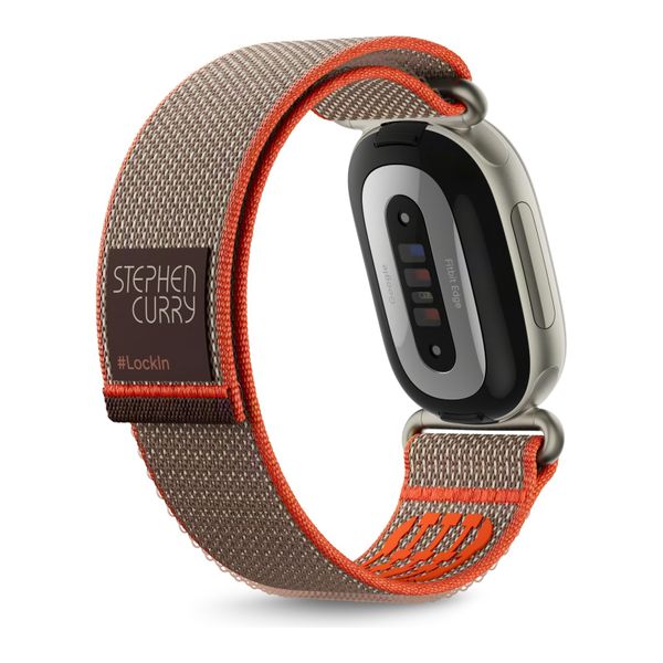 Фитнес-браслет Google Fitbit Edge Activity Tracker (2026) Оранжевый | Stephen Curry