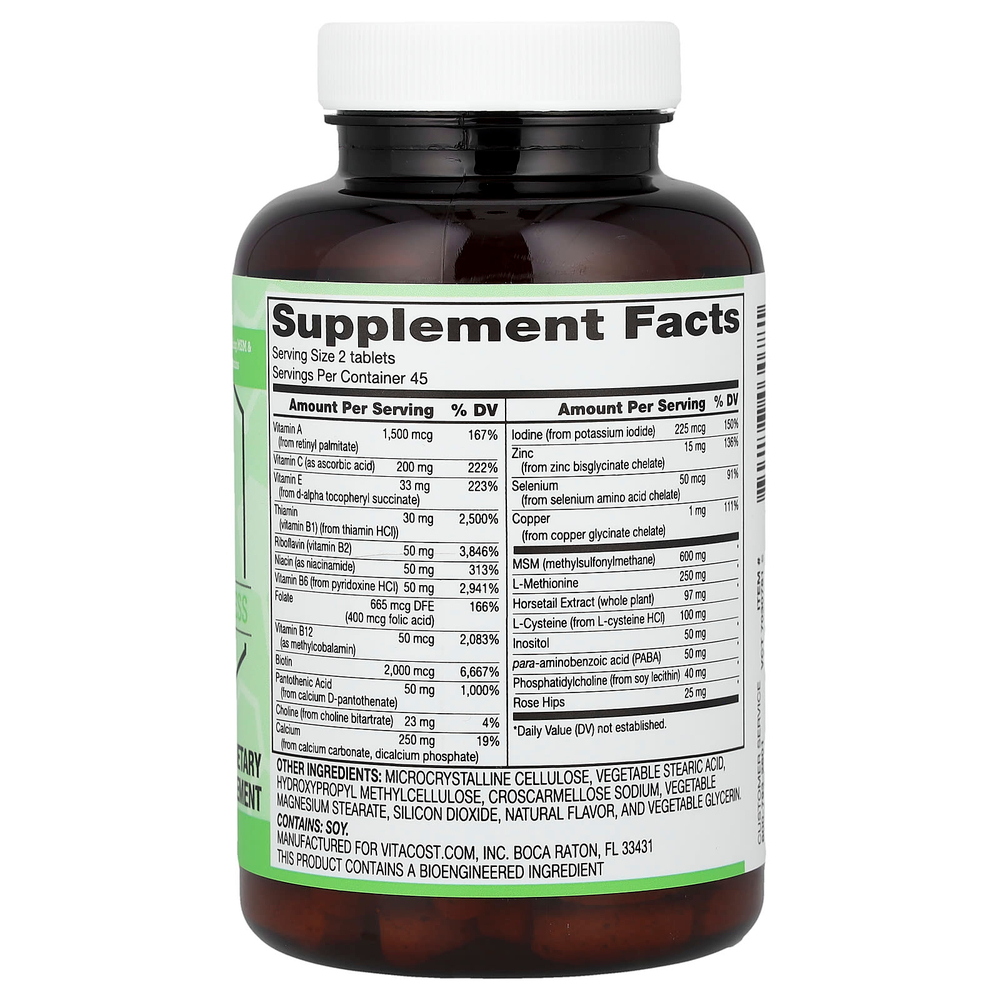 Vitacost, Synergy®, Ultra Hair Formula, 90 Tablets