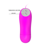 Силиконовая бабочка для стимуляции клитора и сосков Baile Mini Love Egg BI-014143