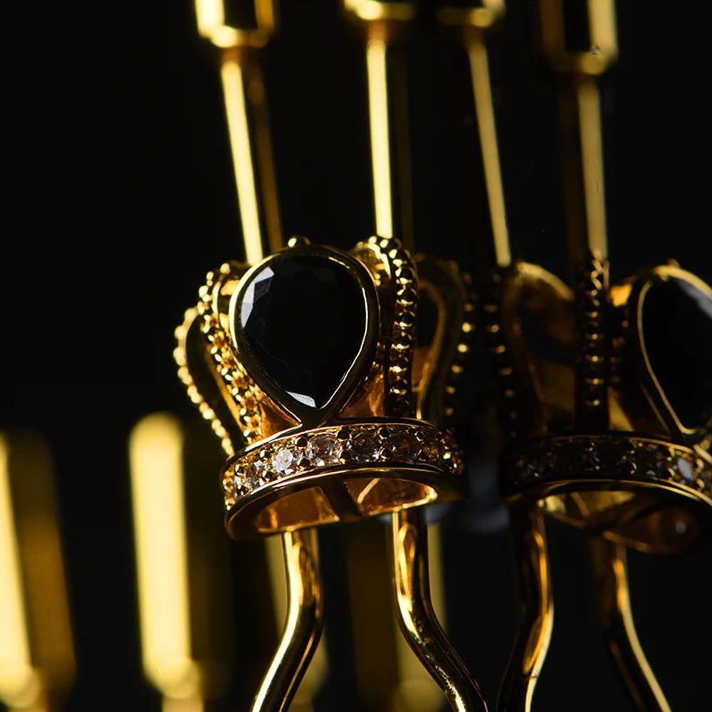 UPKO Зажимы на соски Crown chain nipple clamps