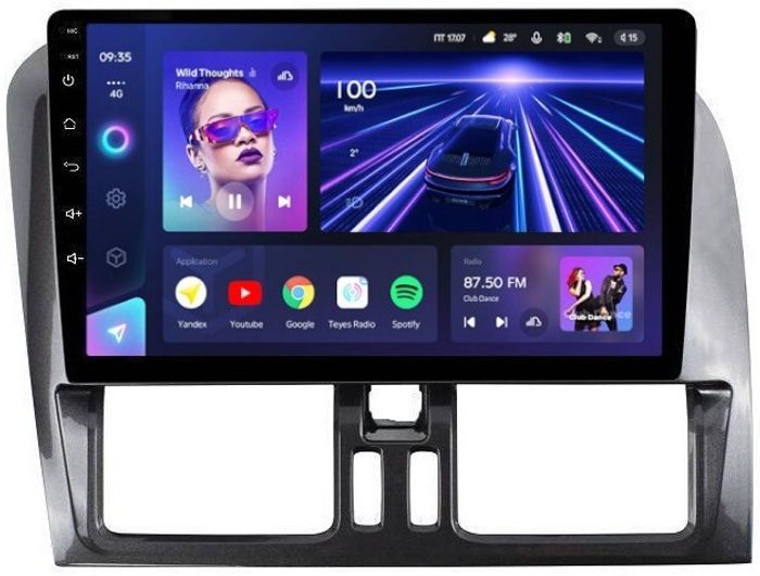 Магнитола для Volvo XC60 2014-2017 - Teyes CC3 Android 10, Быстрая, CarPlay, SIM-слот