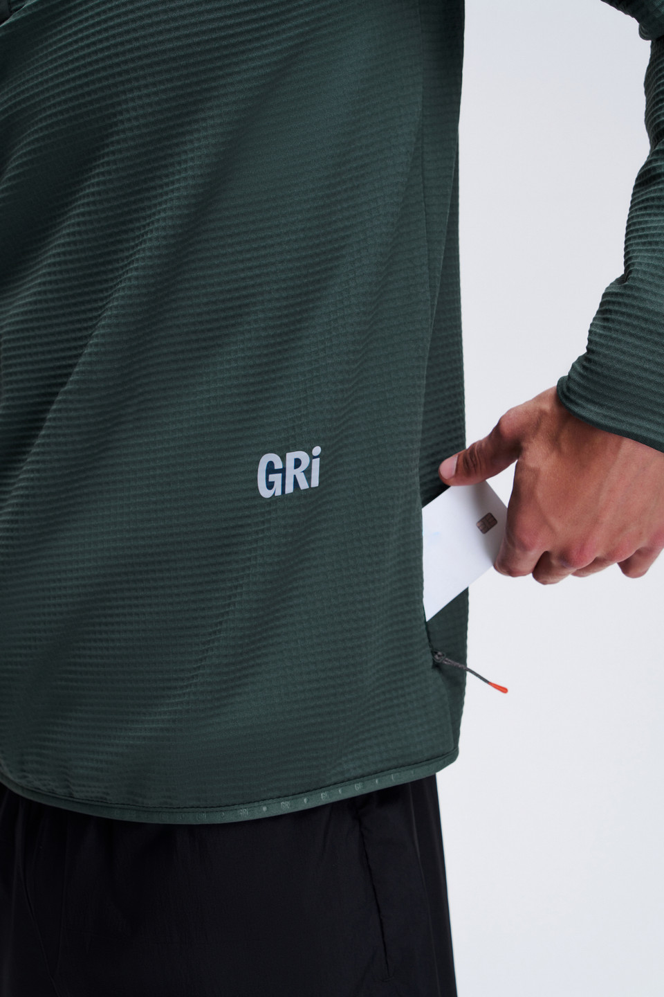 Джемпер half-zip GRI Норд хвойный мужской