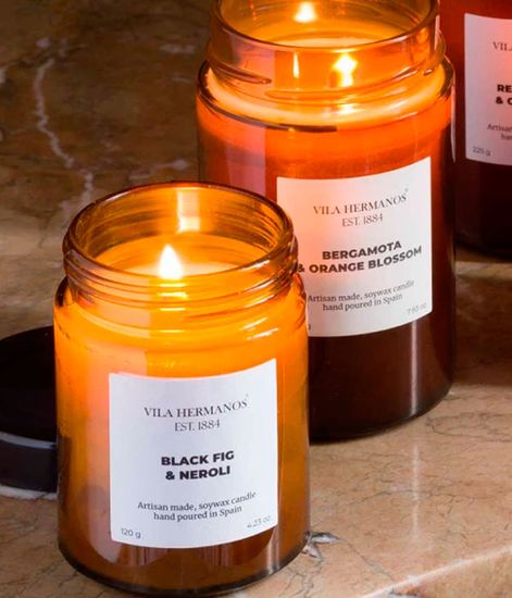Fresh Basil & Rhubarb, свеча Apothecary Collection, Vila Hermanos