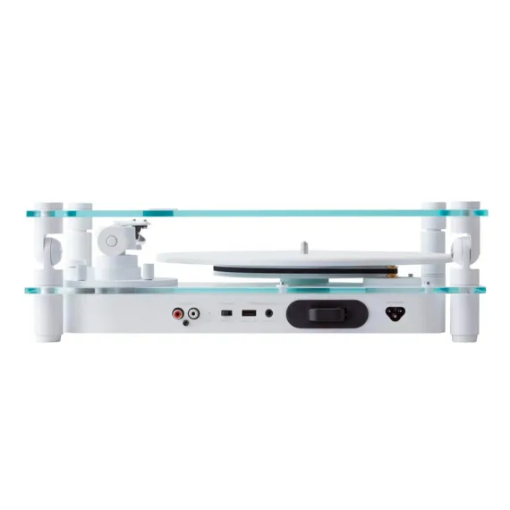 Transparent Transparent Turntable White