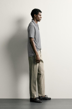 ZARA БРЮКИ ЧИНОС SLIM FIT, СЕРЫЙ