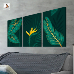 Картина karTTina "ОЧЕРТАНИЕ ЦВЕТОВ", 150 см х 70 см