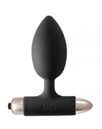 Анальная пробка с вибрацией Spice it up New Edition Perfection Black (Цвет: черный)