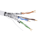 Кабель CAT 6, U/FTP, нг(А)-LSLTx, бухта 305м, белый