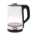 Электрочайник DOMO SML1803, 2.2л, 2000Вт, черный, Колба: стекло, Корпус: пластик (SML1803GL)