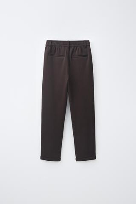 ZARA БРЮКИ RELAXED COMFORT, ШОКОЛАДНЫЙ