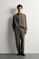 РУБАШКА RELAXED FIT ИЗ СТРУЯЩЕЙСЯ ТКАНИ — ZARA · 3715/840