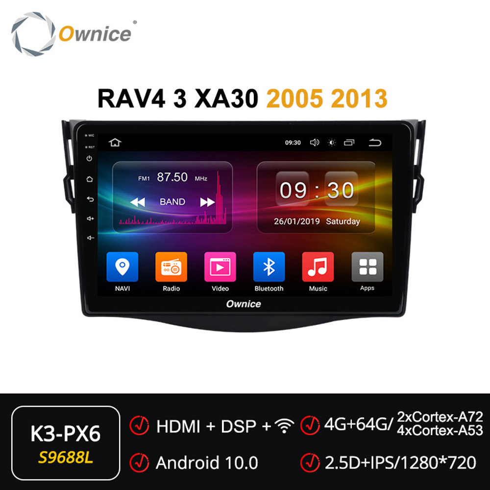 Установочный комплект для TOYOTA RAV4 2006-2012  KUBERG OL-9688