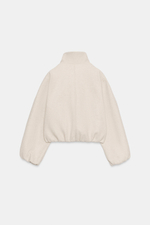 БОМБЕР ИЗ МЯГКОЙ ТКАНИ — ZARA