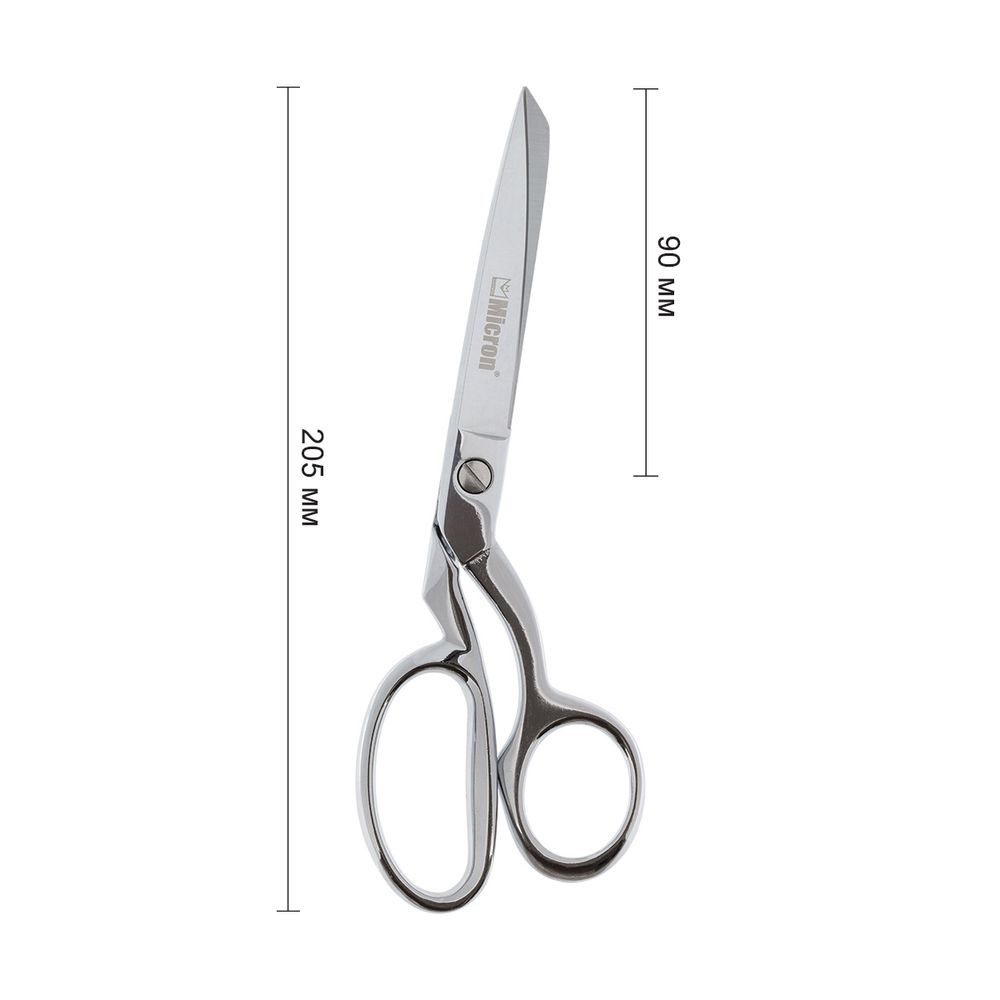 Ножницы закройные (портновские) 20.5 см, в чехле Micron VIT-20