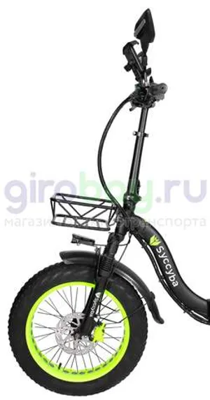 Электровелосипед Syccyba F11 Pro (48V/20Ah) - Салатовый обод фото №5