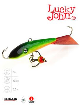 Балансир Lucky John FIN 3 с тр. 40мм/26RT блистер