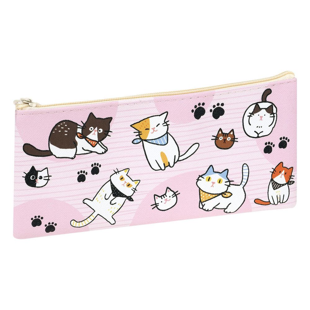 Пенал мягкий 200*100 MESHU "Meow", искусственная кожа