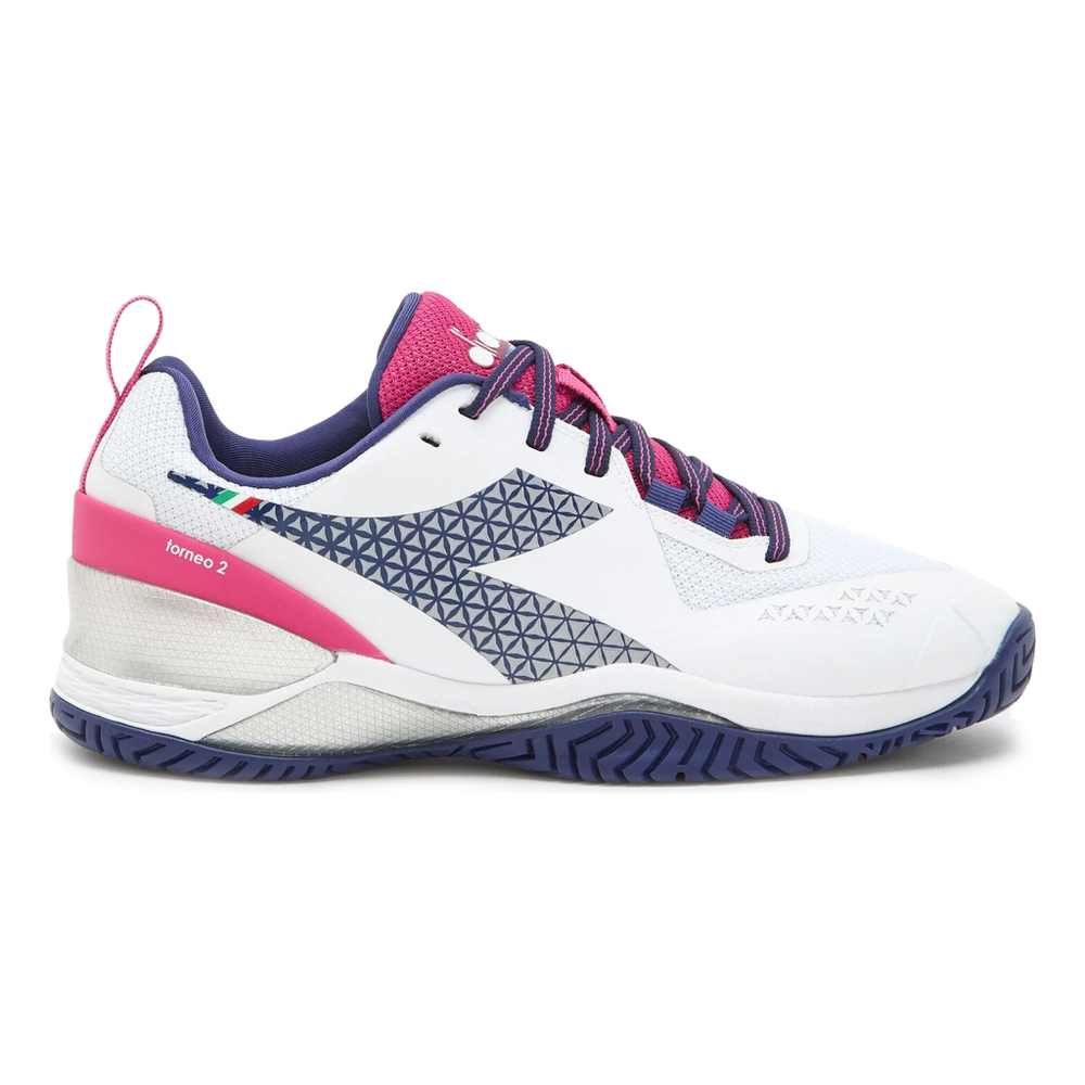 Женские теннисные кроссовки Diadora Blueshield Torneo 2 Women - White, Red