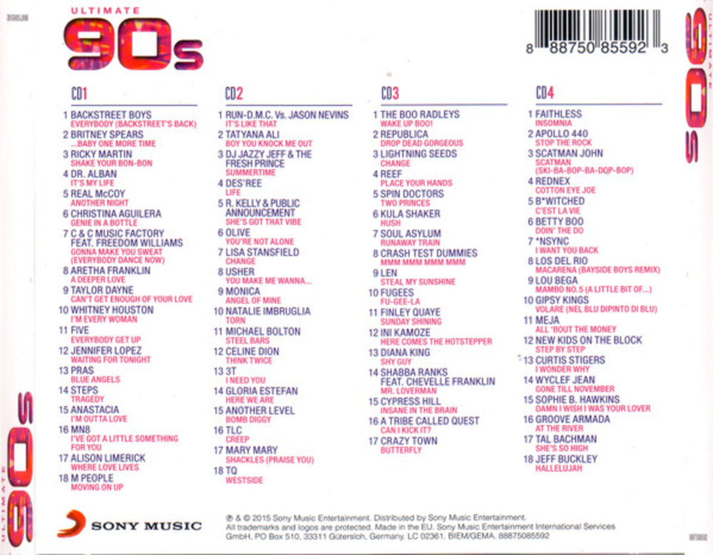 Сборник / Ultimate 90s (4CD)
