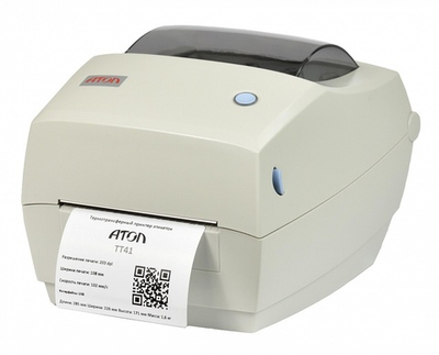 Принтер этикеток Атол ТТ41 (USB; 203dpi; 104mm/c; TT)