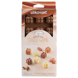 Форма силиконовая для приготовления конфет choco game, 11х24 см