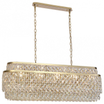 Подвесная люстра Newport TIFFANY 8530/120 C oval gold polished