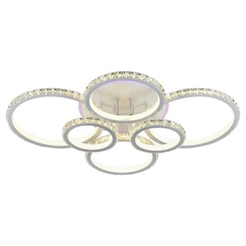 Светодиодная люстра 312W+8W 3000К-6000К RGB 8052/6 WHT белый Profit Light