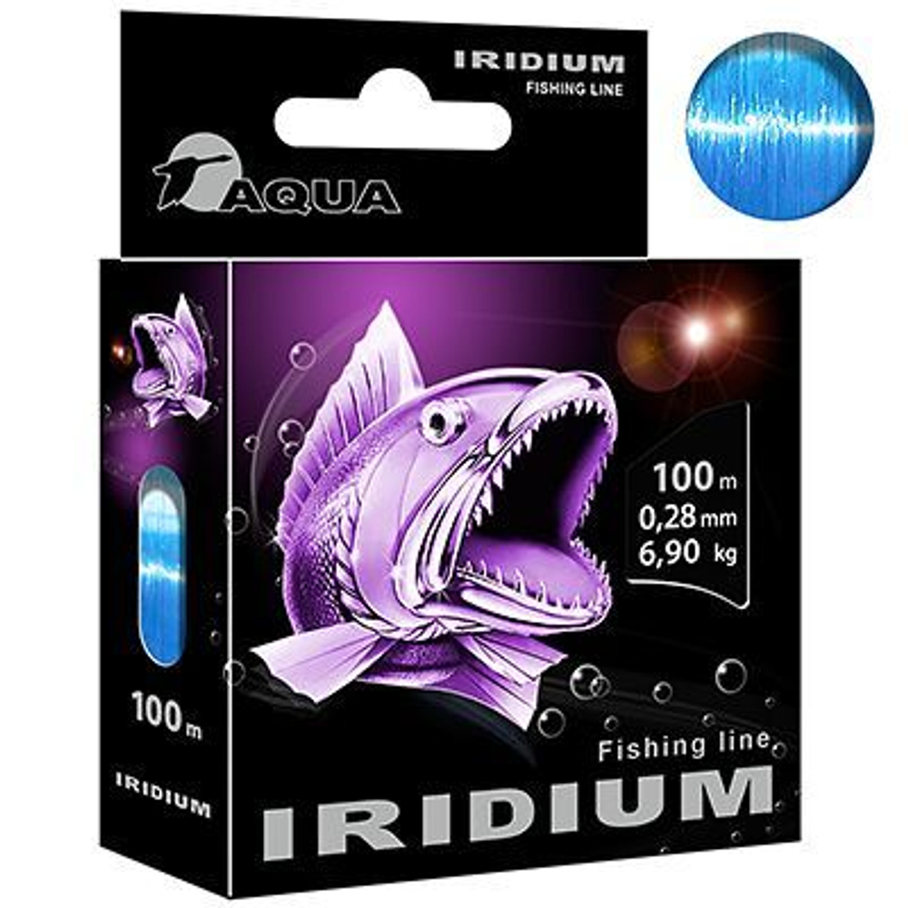 леска рыболовная Iridium 0,25mm 100m (1 штука)